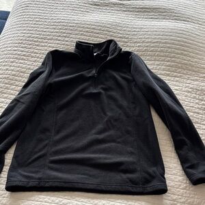 Lands' Enf black 1/4 zip fleece